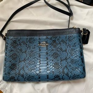 COACH EAST/WEST CROSSBODY COATED CANVAS